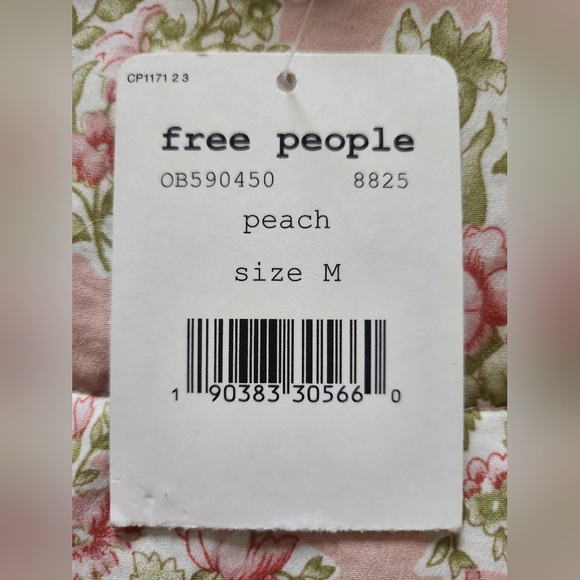 FREE PEOPLE Amelia Pink Racerback Tank Top SIZE MEDIUM - Picture 4 of 6